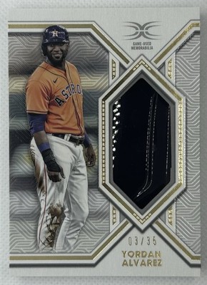 2022 Topps Definitive Collection Helmet 3/35 Yordan Alvarez #DHC-YAL Astros