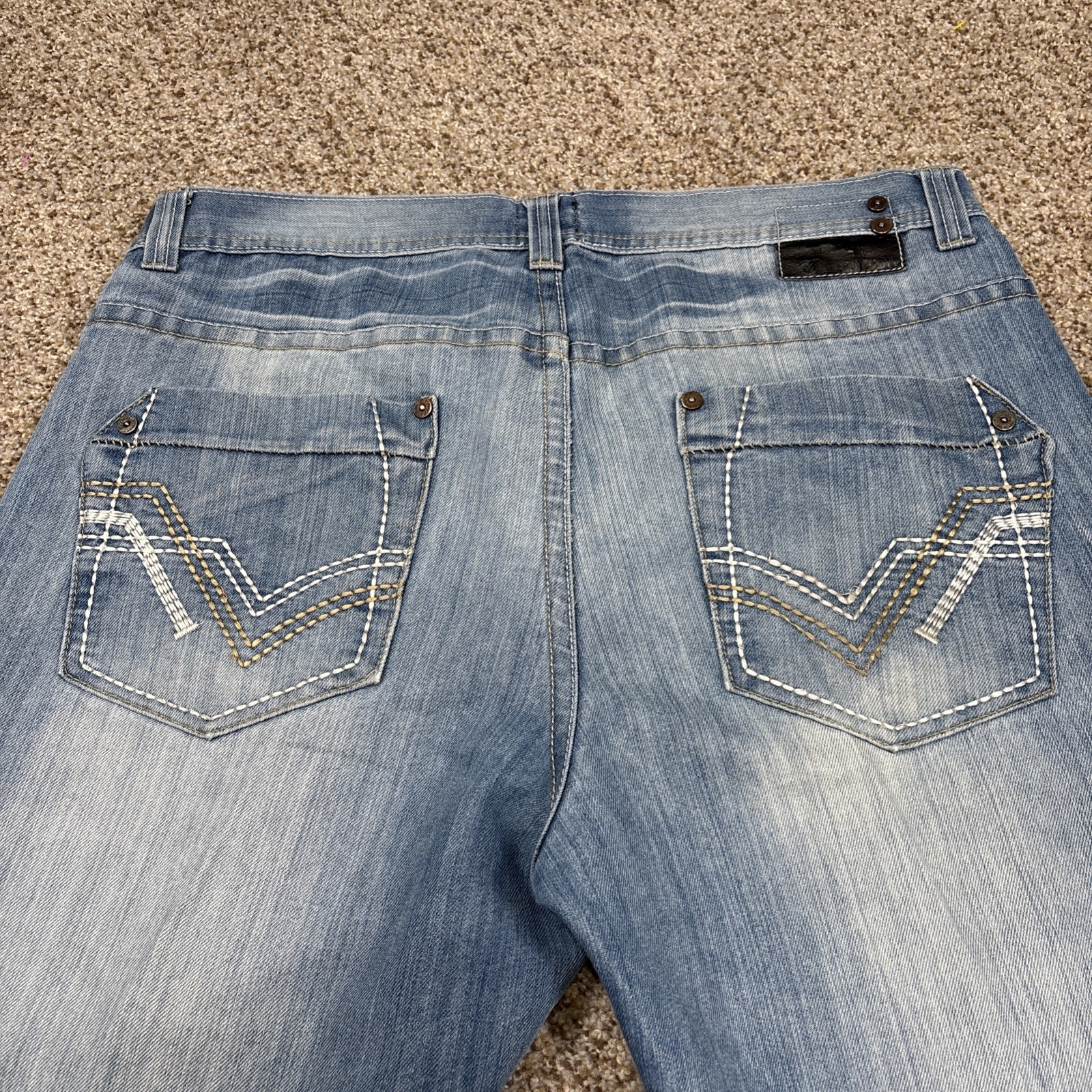 Vtg South Pole Jeans Mens 40 Fits 39 X 31 Hip Hop Skater Pants Sp Collection - View 13