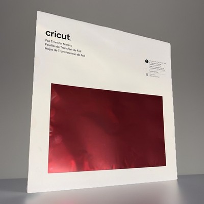 3 PACKS - Cricut Foil Transfer Sheets Red 12x12 in (8 Sheets) 24 Sheets Total