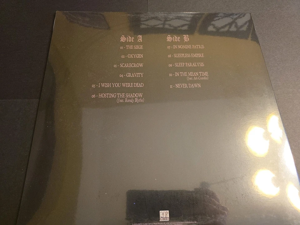 Lacuna Coil Sleepless Empire White Vinyl LP Limited Edition Gothic Metal Sealed - Imagem 2 de 2