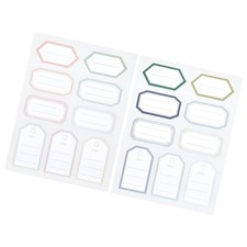 5 Sheets Bottle Labels for Bottles Self-adhesive Labelling Waterproof