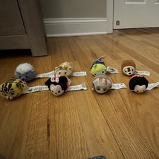 Disney Tsum Tsum Mini Plush Lot 8 Stuffed Animals Ages 3-7 Years 2017