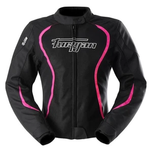 Furygan Odessa Vented 3in1 Lady Jacket Womens Black White Rose