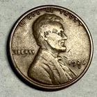 1926-S Lincoln wheat cent. Very nice Fine. #q2