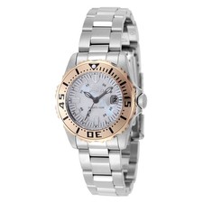 Invicta Women's Watch Pro Diver Abyss RG Bezel White MOP Dial Bracelet 17382