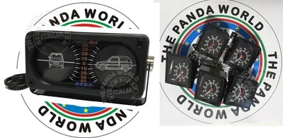 RICAMBIPANDA FIAT PANDA 4x4 141 INCLINOMETRO 4x4 ROSSO + OROLOGIO MILLERIGHE KIT COMBINATO
