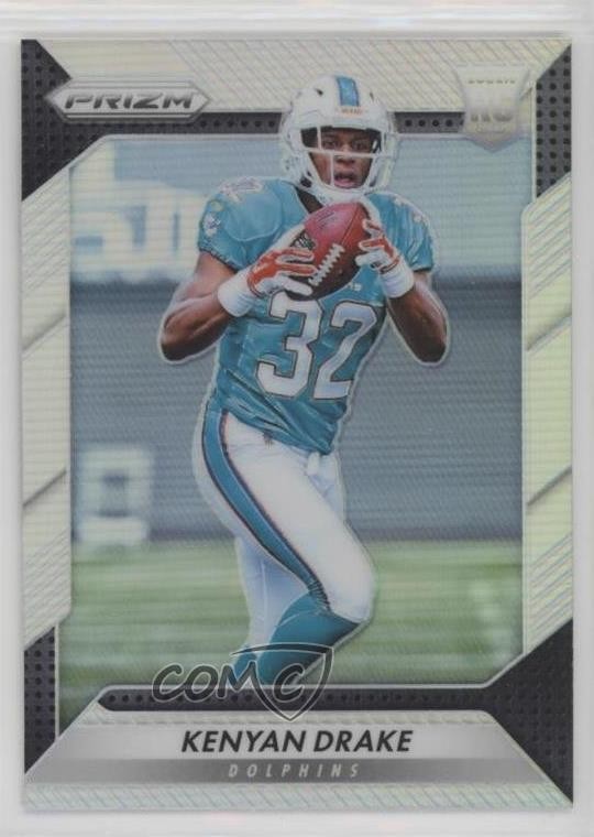 2016 Panini Prizm Rookie Silver Prizm Kenyan Drake #204 Rookie RC 0b67