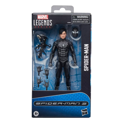 2025 Marvel Spider-Man 3 Legends BLACK SUIT SYMBIOTE EMO GOTH