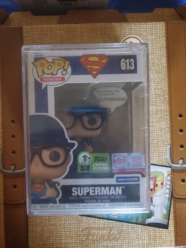 Funko Pop ECCC Con Sticker Superman LE 1,200 Pcs In Hand