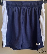 Under Armour Youth Medium Blue & White Shorts