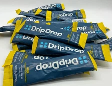 DripDrop Hydration Lemon Electrolyte Drink Mix – 60 Pack (21g Each)