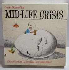 MID-LIFE CRISIS BOARD GAME VINTAGE - FUN PARTY GAME NEW SEALED