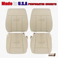 2015 2016 2017 Lincoln Navigator - Driver Passenger Perforated Leather Cover Tan