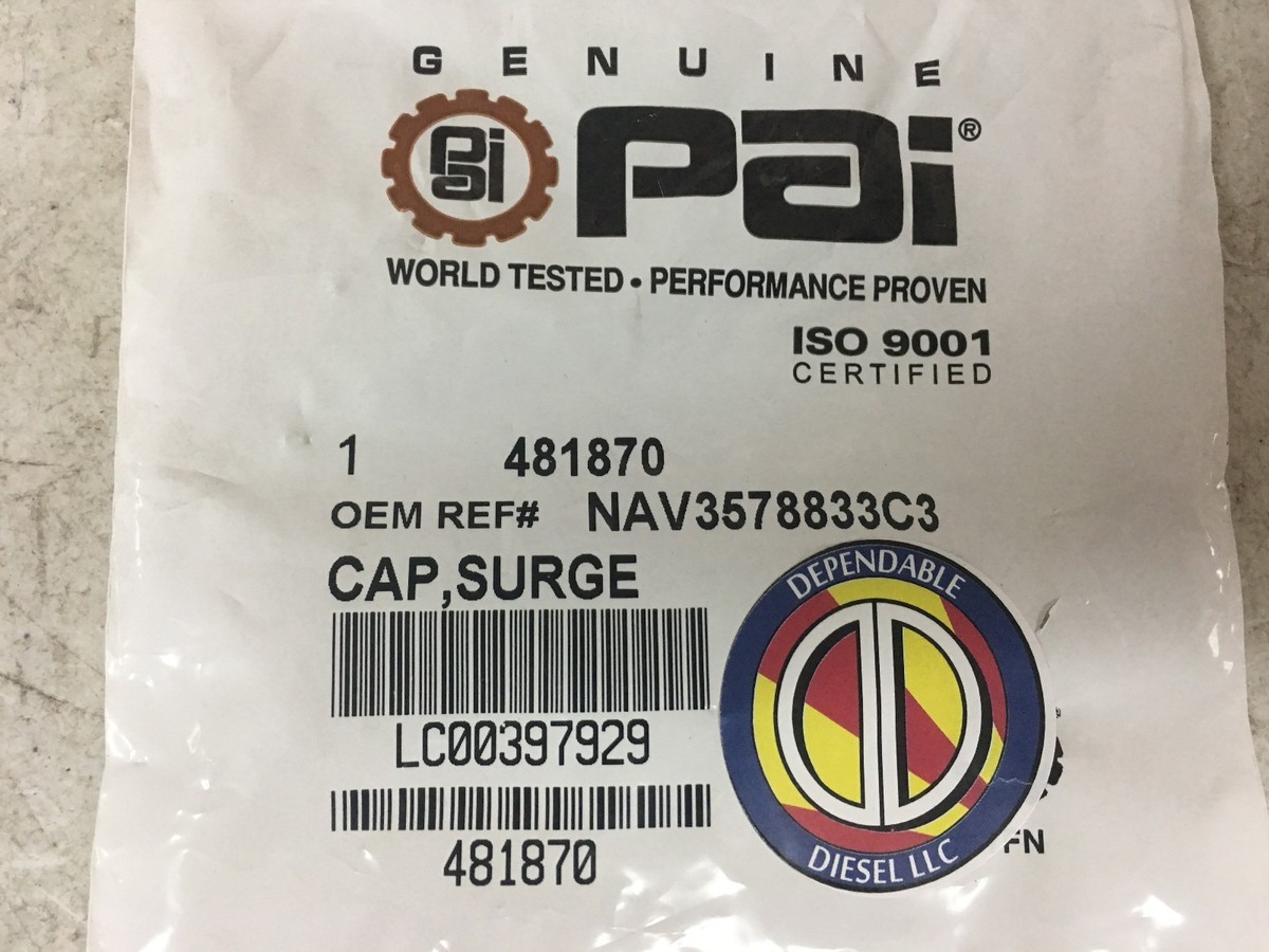 Surge Tank Cap for International. PAI# 481870 Ref# 3578833C1