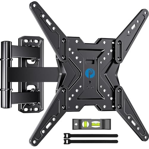 Full Motion TV Wall Mount for Most 26-60 inch TVs with Swivel, Tilt, Extensio...