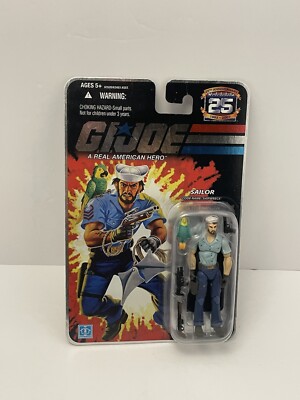 GI Joe 25th Anniversary ARAH Sailor Shipwreck MOC NEW Sealed Foil 2007