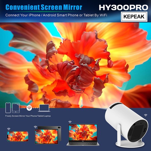 Mini Projector 20000 Lumen LED 1080P WiFi Bluetooth UHD Portable Home Theater 4K - Picture 11 of 30