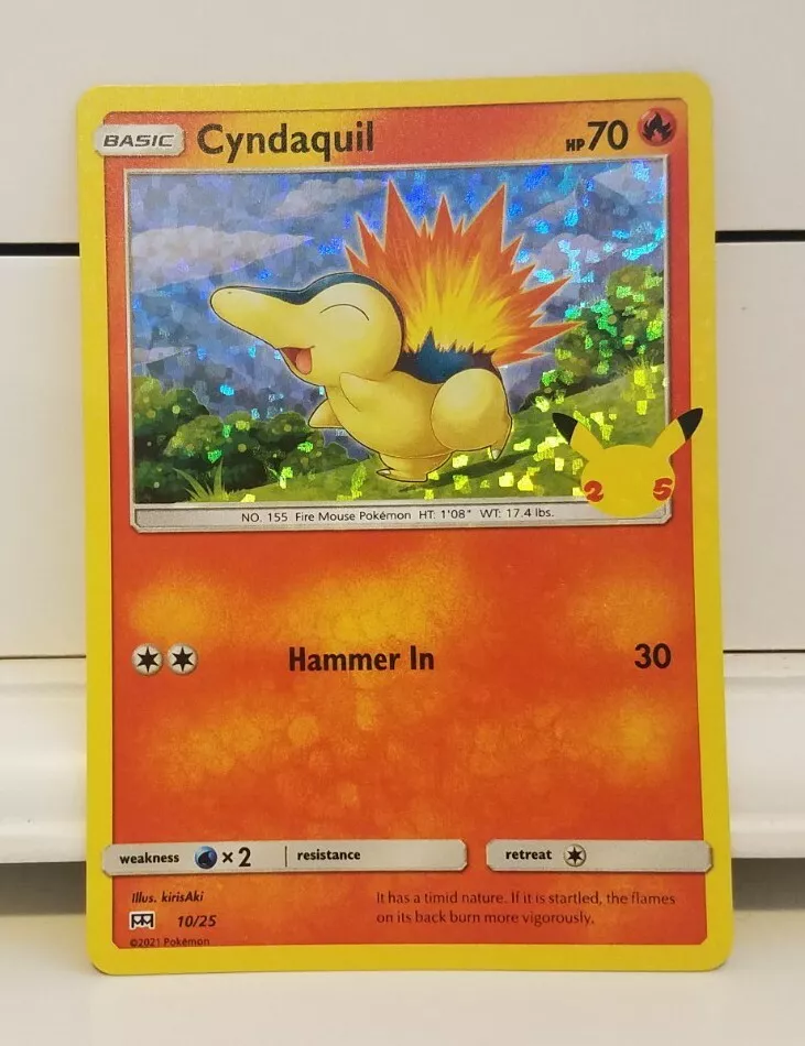 Cyndaquil Holo - McDonald's Collection 2021 Pokémon card 10/25