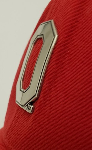 Team Spirit Ohio State Buckeyes rot Metall O Baseballmütze verstellbare Kappe - Bild 5 von 7