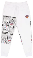 FISLL NBA Men's New York Knicks Comic Book Jogger, White