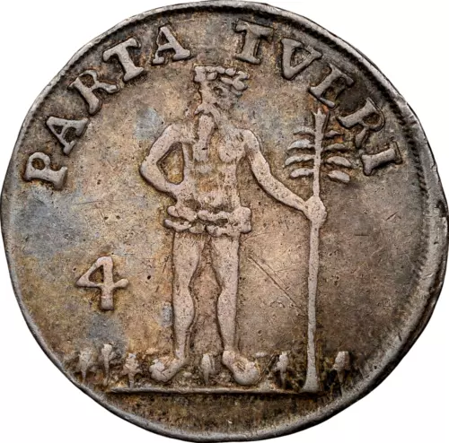 1729 EPH German States Brunswick Wolfenbuttel 4 Mariengroschen NGC VF 30 Germany