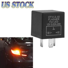 3 Pin CF14 JL-02 Car Flasher Relay Fix LED Light Turn Signal Hyper Flash New