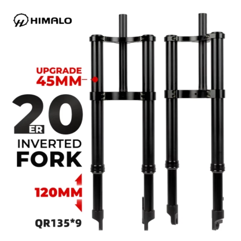 Fat Fork Snow Bike 12/20/26inch Spring Oil Suspension Fork 135mm*9mm QR 4.0 Tire - Image 4 of 4