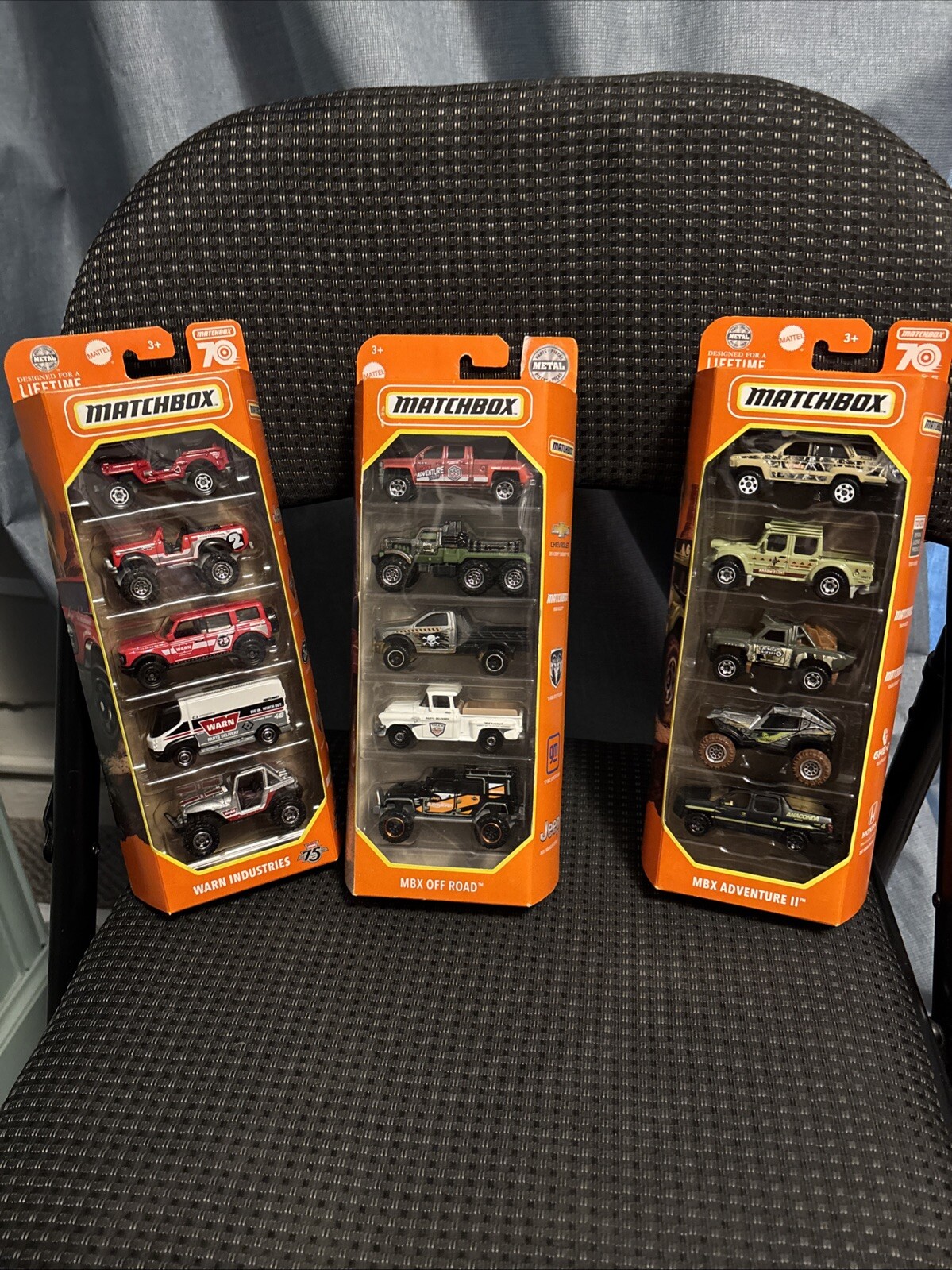MATCHBOX 5 Pack. Lots of three. Free shipping. $20. Honda/ Jeep/ Dodge/ Chevy