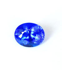 Unique Blue Sapphire 16 Ct Oval Cut Ceylon Sapphire Eye Clean Sapphire Certified