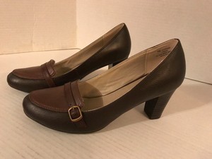 Dress Barn Brown Chunky Heels Size 7 Ebay
