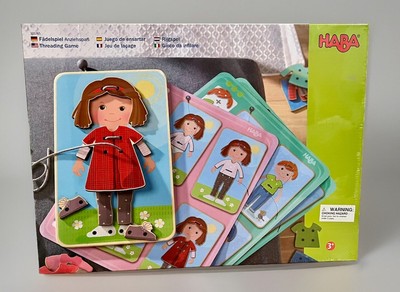 HABA Dress Me! - A Board Threading Game For Toddlers New Sealed
