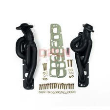 Shorty Smog Headers For 09-14 Dodge Ram 1500 Trucks V8 5.7l 2wd 4wd 1-58 Black