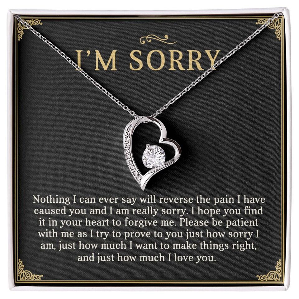 I'm Sorry Necklace Forgiveness Apology Gifts Her Wife ...