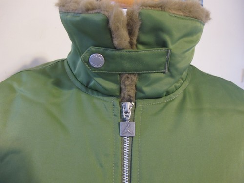 Jordan Renegade Jacket Women's Full Zip FB5088-340 Olive/Brown Kelp S Oversized - Picture 4 of 22