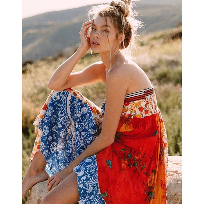 slim fit dress slacks Free People Bluebell Maxi Dress – Josie's Boutique main image 1