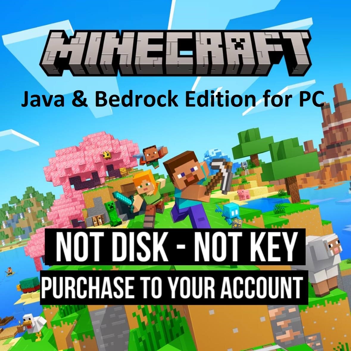 Minecraft Para Pc Microsoft Game Minecraft: Java & Bedrock Edition For