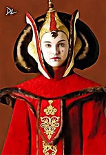 Padme Amidala "Star Wars" Original Pop Art Print - 13 x 19 Poster