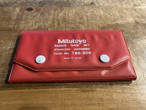Mitutoyo Radius Gage Set in Case - 186-906 | eBay