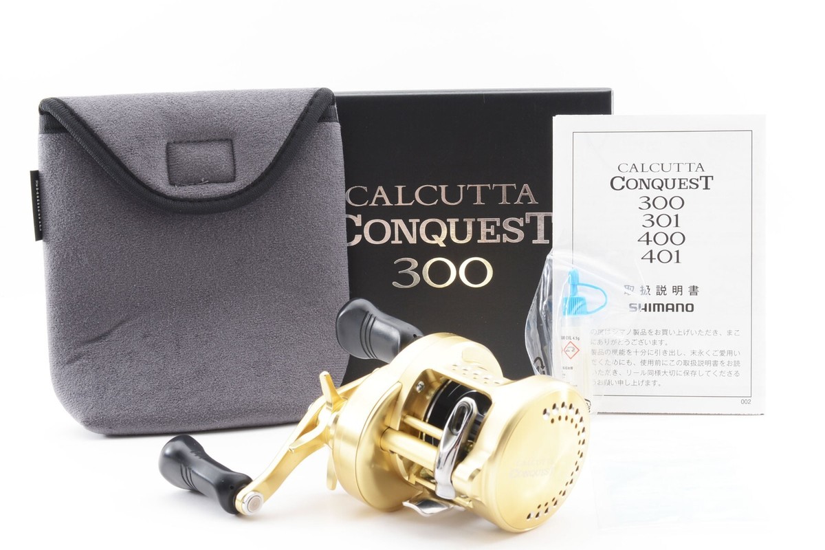 🌟EXC+5🌟 Shimano 18 Calcutta Conquest 300 Right Baitcast Reel W