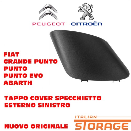 Tappo Specchietto Sinistro + Telaio E Mascherina Per VW T5 E Caddy 3 – ABS Nero, Kit 3 Pezzi