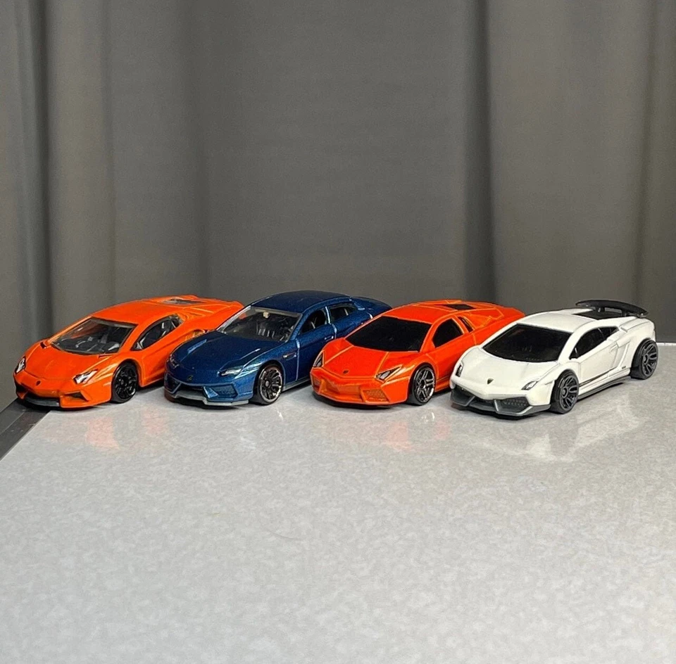 Hot Wheels Lamborghini Aventador Estoque Reventón Gallardo LOTE DE 4 RAROS EN MUY BUENA CONDICIÓN Foto 2 de 4