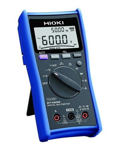 HIOKI Electric DT4252 Digital Multimeter (General-purpose type with 10A terminal