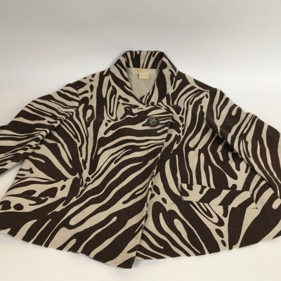 michael kors zebra coat