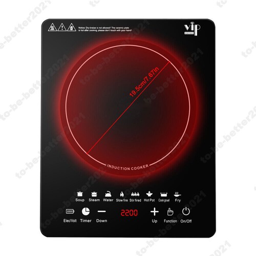 Portable Digital Touch Control Electric Induction Hob Single Cooker Hot Plate - Picture 16 of 17