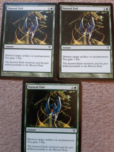 MTG 3 x Natural End - Avacyn Restored - NM - Picture 1 of 1