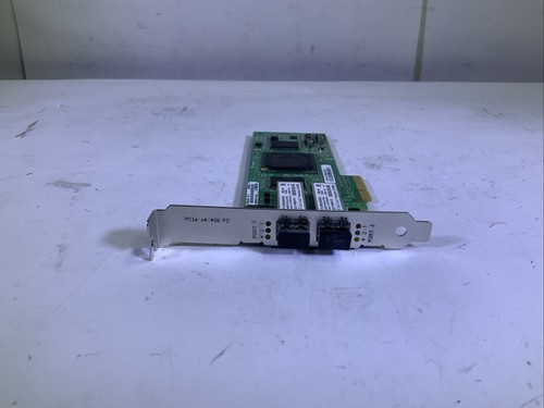 QLogic PX2510401-55 2 Port PCI-E X4 4Gbps HBA Fiber Channel Card - JJ P4E - Picture 4 of 7