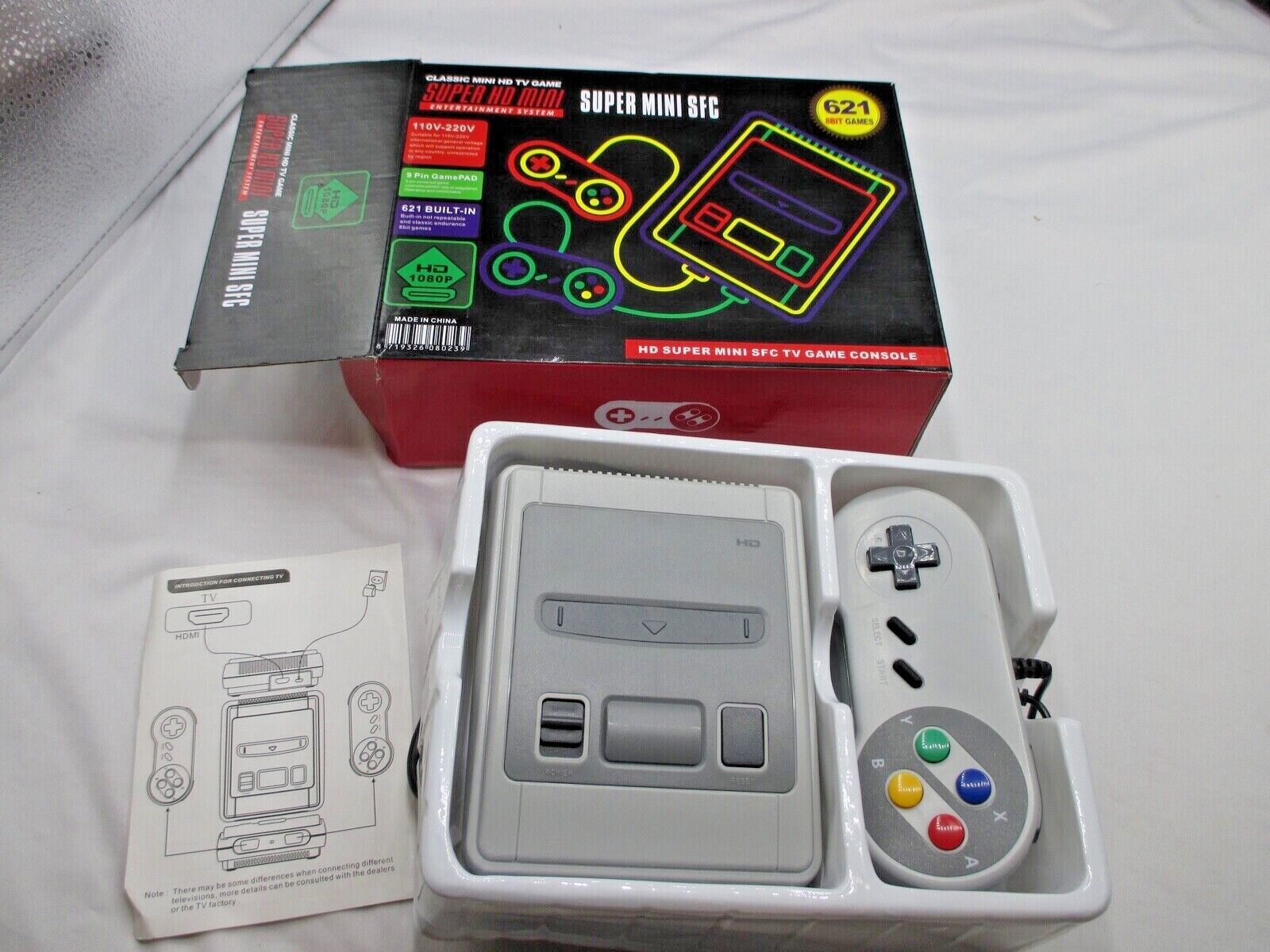 Super Mini SFC Game Console Plays 94 Built-In Super Nin tendo SNES Smoke  Free