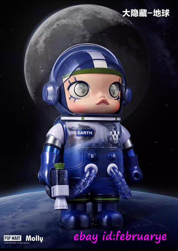 POPMART MEGA SPACE MOLLY 400% Earth Action Figures Toys In POPMART MEGA SPACE MOLLY 400% Earth Action Figures Toys In