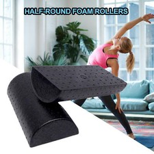 Half Round Yoga Column Roller Fitness High Density Molded Half Foam Roller