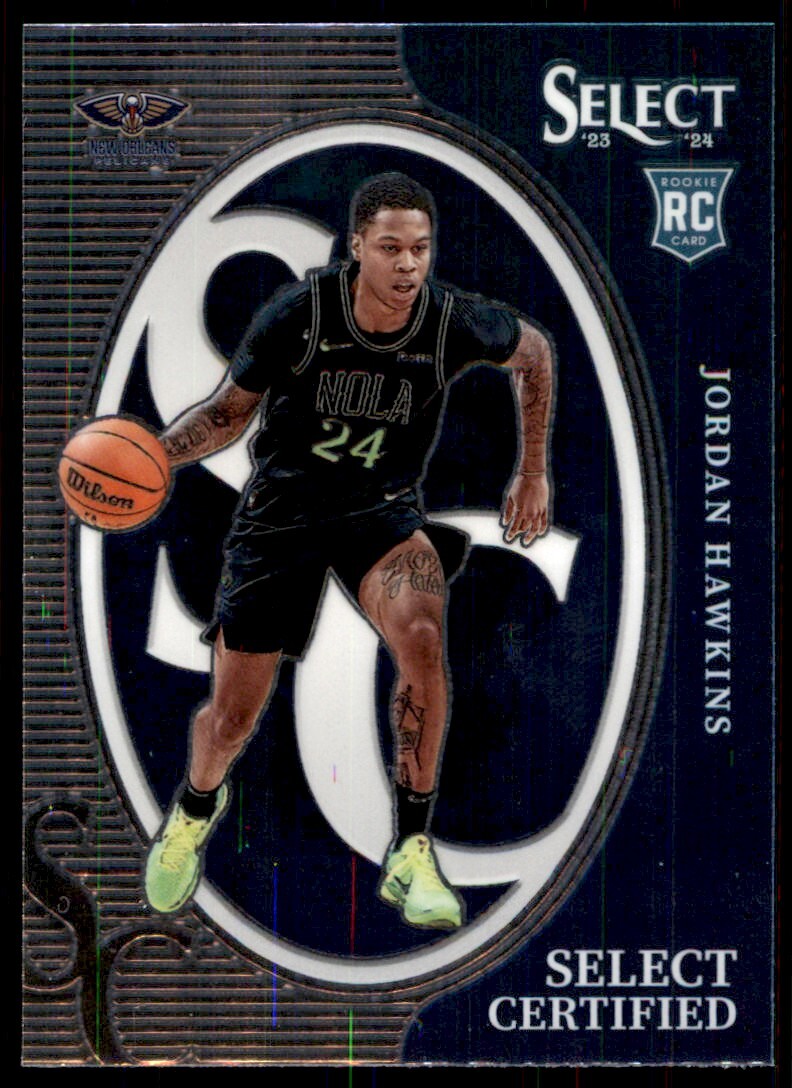 2023-24 Panini Select Certified Jordan Hawkins RC New Orleans Pelicans #17